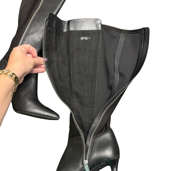 Michael Kors Leather Point Toe Knee High Boots - Picture 8 of 9